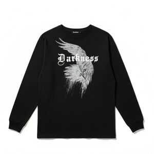 Street Legal Gothic "Darkness" Wing Graphic Tee XXL